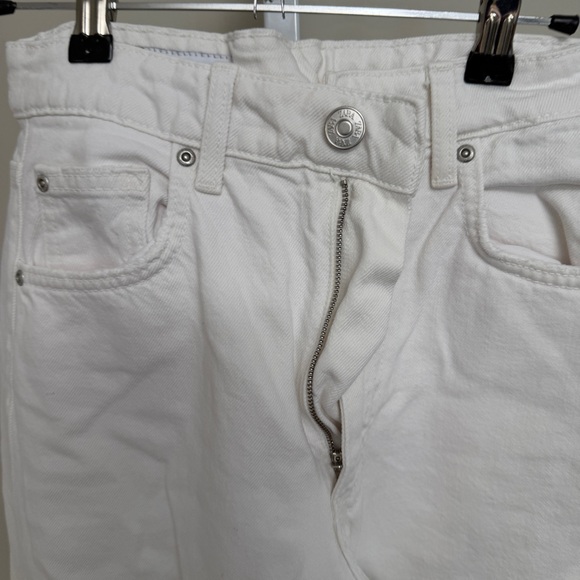 Zara White Denim Jeans size 0 - Picture 4 of 4